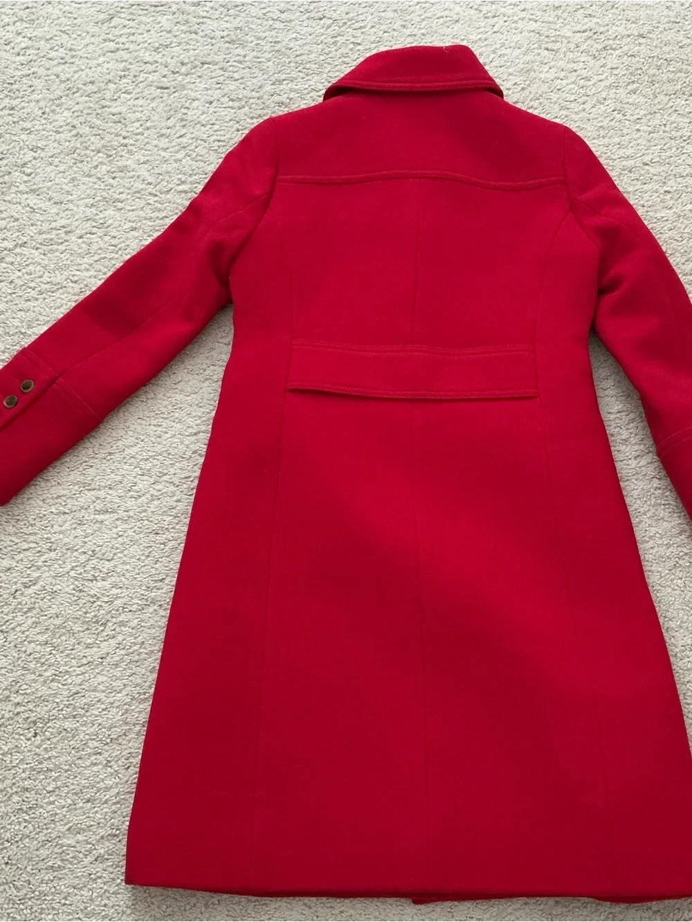 Jcrew Classic Lady Day Coat in Red 0P - Picture 4 of 6